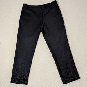 Talbots Wool Lined Dress Pants w Beaded Cuffs